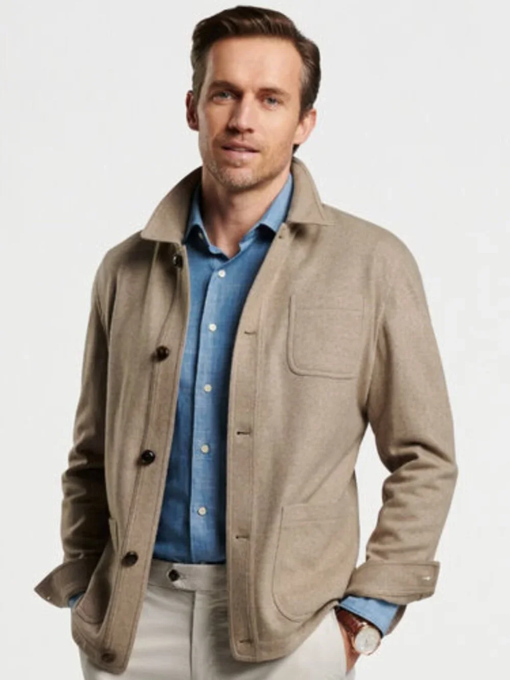 Peter Millar Artisan Crafted Cashmere Chore Coat - Picture 4 of 4